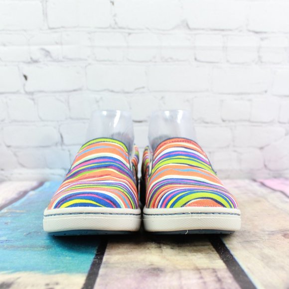 DANSKO Woven Stripe Flat Loafer Sneakers 7 / 37 - Picture 4 of 9